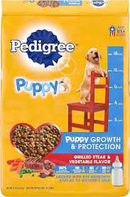 Pedigree Puppy Growth & Protection Dry Dog Food Chicken & Vegetable Flavor, 30 lb. Bag